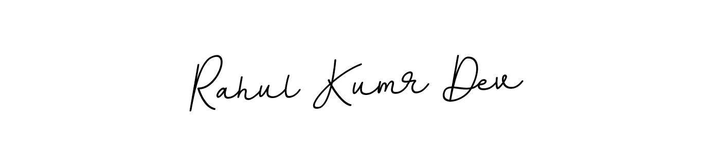 How to make Rahul Kumr Dev name signature. Use BallpointsItalic-DORy9 style for creating short signs online. This is the latest handwritten sign. Rahul Kumr Dev signature style 11 images and pictures png