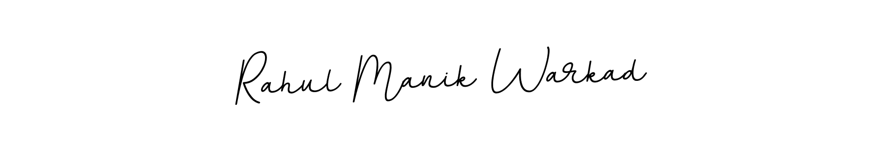 It looks lik you need a new signature style for name Rahul Manik Warkad. Design unique handwritten (BallpointsItalic-DORy9) signature with our free signature maker in just a few clicks. Rahul Manik Warkad signature style 11 images and pictures png