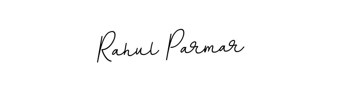 Use a signature maker to create a handwritten signature online. With this signature software, you can design (BallpointsItalic-DORy9) your own signature for name Rahul Parmar. Rahul Parmar signature style 11 images and pictures png