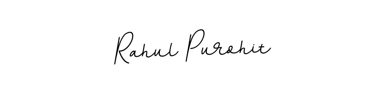 How to make Rahul Purohit name signature. Use BallpointsItalic-DORy9 style for creating short signs online. This is the latest handwritten sign. Rahul Purohit signature style 11 images and pictures png