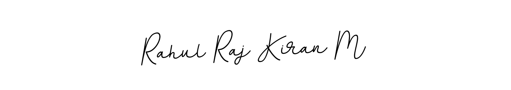 Design your own signature with our free online signature maker. With this signature software, you can create a handwritten (BallpointsItalic-DORy9) signature for name Rahul Raj Kiran M. Rahul Raj Kiran M signature style 11 images and pictures png