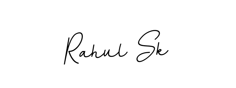 Create a beautiful signature design for name Rahul Sk. With this signature (BallpointsItalic-DORy9) fonts, you can make a handwritten signature for free. Rahul Sk signature style 11 images and pictures png