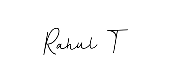 How to make Rahul T signature? BallpointsItalic-DORy9 is a professional autograph style. Create handwritten signature for Rahul T name. Rahul T signature style 11 images and pictures png