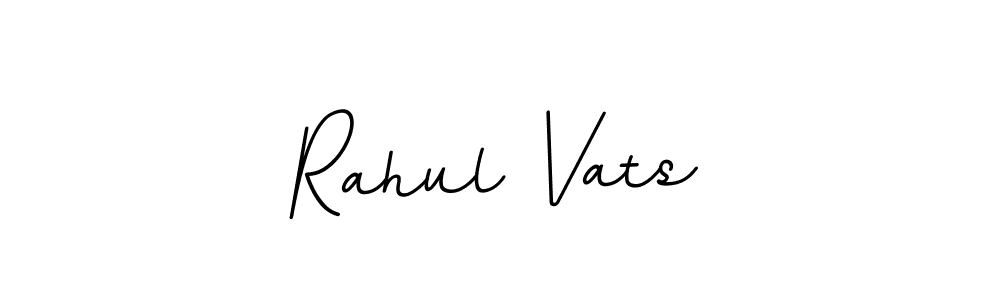 This is the best signature style for the Rahul Vats name. Also you like these signature font (BallpointsItalic-DORy9). Mix name signature. Rahul Vats signature style 11 images and pictures png