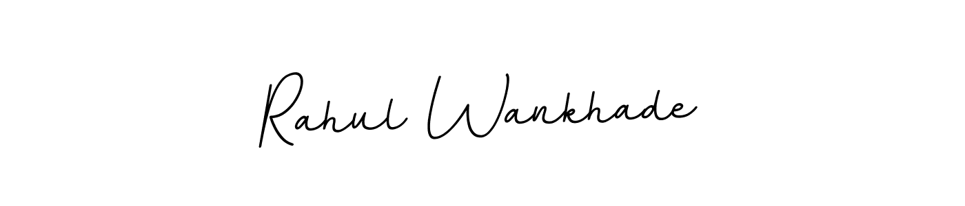 How to make Rahul Wankhade signature? BallpointsItalic-DORy9 is a professional autograph style. Create handwritten signature for Rahul Wankhade name. Rahul Wankhade signature style 11 images and pictures png