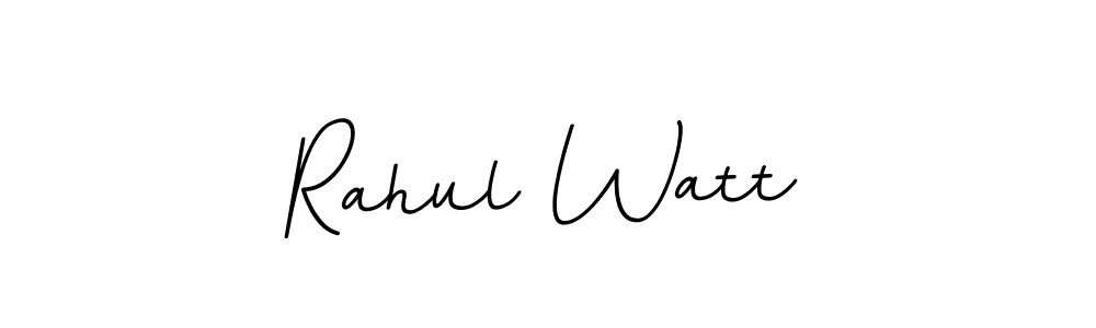 The best way (BallpointsItalic-DORy9) to make a short signature is to pick only two or three words in your name. The name Rahul Watt include a total of six letters. For converting this name. Rahul Watt signature style 11 images and pictures png