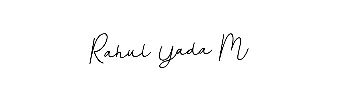 Create a beautiful signature design for name Rahul Yada M. With this signature (BallpointsItalic-DORy9) fonts, you can make a handwritten signature for free. Rahul Yada M signature style 11 images and pictures png