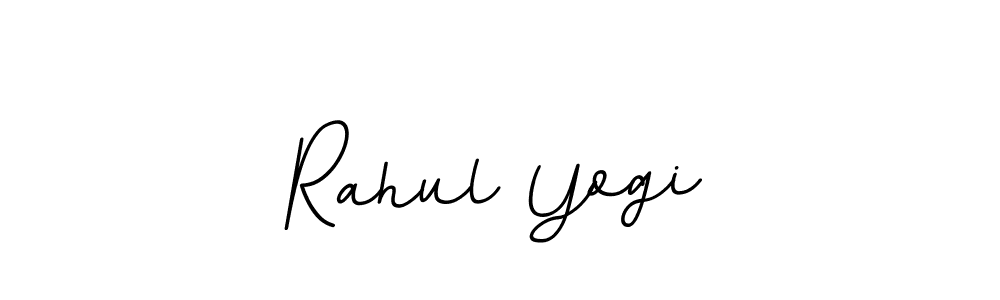 Make a beautiful signature design for name Rahul Yogi. With this signature (BallpointsItalic-DORy9) style, you can create a handwritten signature for free. Rahul Yogi signature style 11 images and pictures png