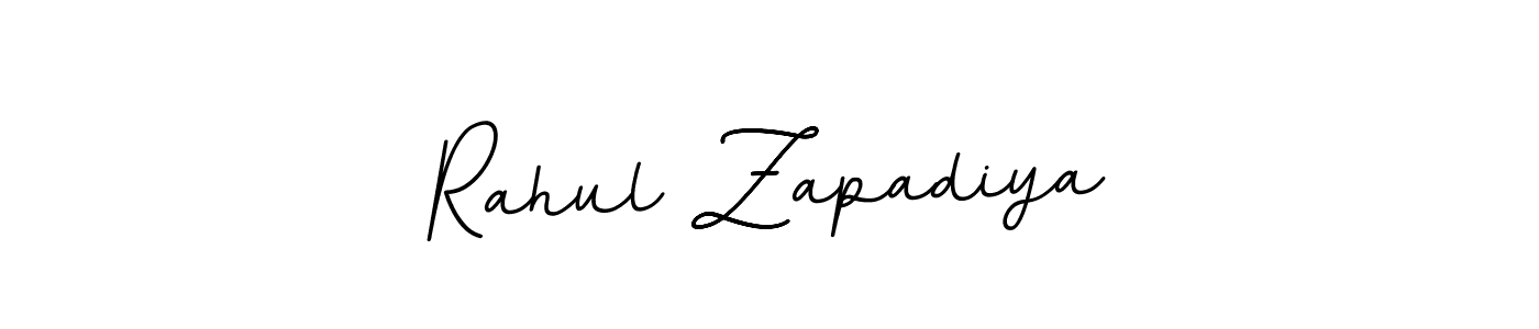 Create a beautiful signature design for name Rahul Zapadiya. With this signature (BallpointsItalic-DORy9) fonts, you can make a handwritten signature for free. Rahul Zapadiya signature style 11 images and pictures png