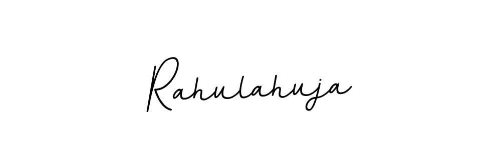 Create a beautiful signature design for name Rahulahuja. With this signature (BallpointsItalic-DORy9) fonts, you can make a handwritten signature for free. Rahulahuja signature style 11 images and pictures png