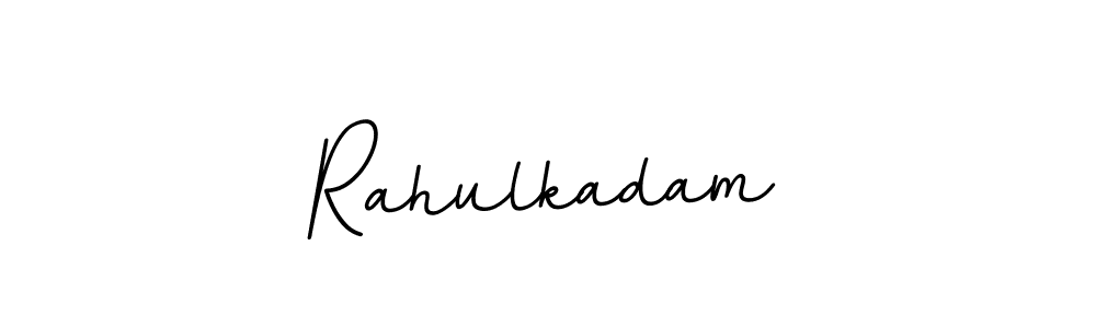 Make a beautiful signature design for name Rahulkadam. With this signature (BallpointsItalic-DORy9) style, you can create a handwritten signature for free. Rahulkadam signature style 11 images and pictures png