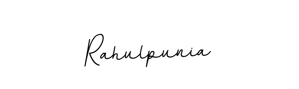 How to make Rahulpunia name signature. Use BallpointsItalic-DORy9 style for creating short signs online. This is the latest handwritten sign. Rahulpunia signature style 11 images and pictures png