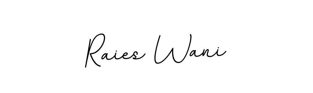 The best way (BallpointsItalic-DORy9) to make a short signature is to pick only two or three words in your name. The name Raies Wani include a total of six letters. For converting this name. Raies Wani signature style 11 images and pictures png