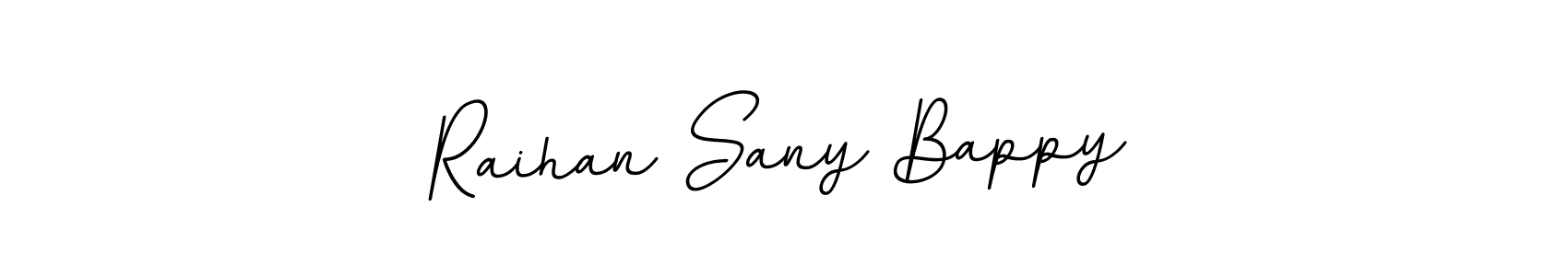 Raihan Sany Bappy stylish signature style. Best Handwritten Sign (BallpointsItalic-DORy9) for my name. Handwritten Signature Collection Ideas for my name Raihan Sany Bappy. Raihan Sany Bappy signature style 11 images and pictures png