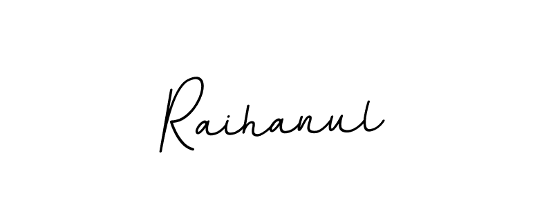 Design your own signature with our free online signature maker. With this signature software, you can create a handwritten (BallpointsItalic-DORy9) signature for name Raihanul. Raihanul signature style 11 images and pictures png