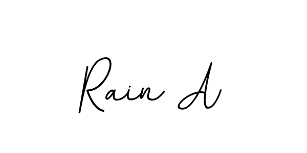 How to make Rain A signature? BallpointsItalic-DORy9 is a professional autograph style. Create handwritten signature for Rain A name. Rain A signature style 11 images and pictures png