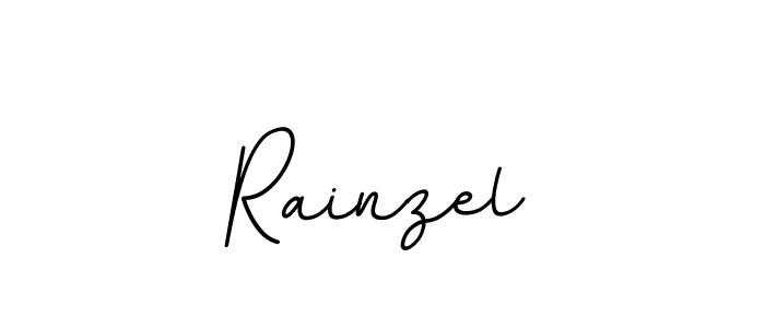 How to make Rainzel name signature. Use BallpointsItalic-DORy9 style for creating short signs online. This is the latest handwritten sign. Rainzel signature style 11 images and pictures png