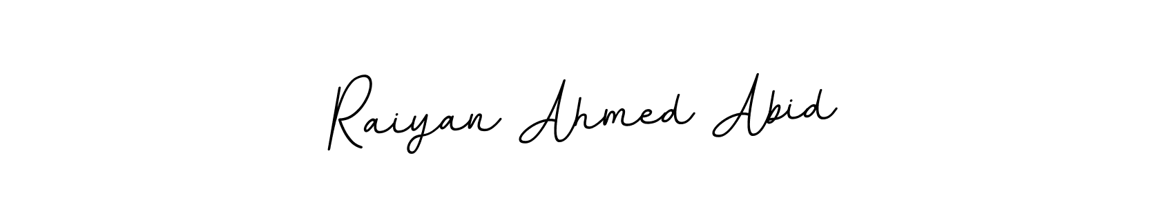 Also we have Raiyan Ahmed Abid name is the best signature style. Create professional handwritten signature collection using BallpointsItalic-DORy9 autograph style. Raiyan Ahmed Abid signature style 11 images and pictures png