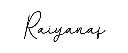 A dynamic signature style for Raiyanaf using BallpointsItalic-DORy9 script. Designed to look authentic, handwritten, and professional. Raiyanaf signature style 11 images and pictures png