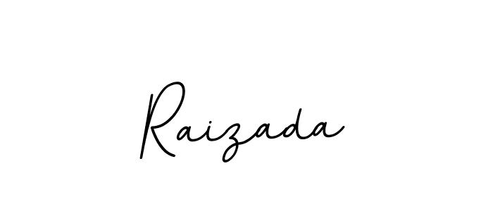 Use a signature maker to create a handwritten signature online. With this signature software, you can design (BallpointsItalic-DORy9) your own signature for name Raizada. Raizada signature style 11 images and pictures png