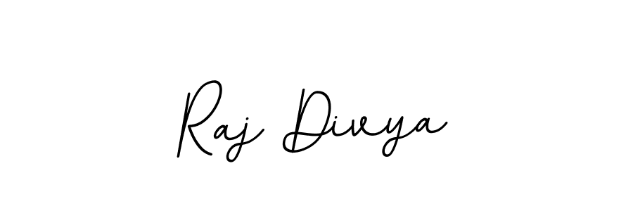 Make a beautiful signature design for name Raj Divya. With this signature (BallpointsItalic-DORy9) style, you can create a handwritten signature for free. Raj Divya signature style 11 images and pictures png