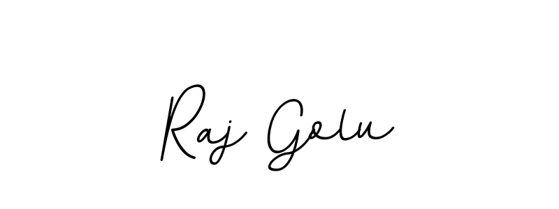 Make a beautiful signature design for name Raj Golu. With this signature (BallpointsItalic-DORy9) style, you can create a handwritten signature for free. Raj Golu signature style 11 images and pictures png
