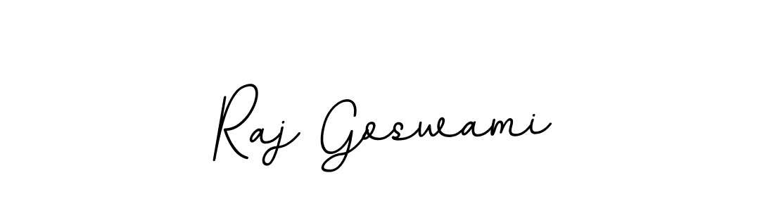 Make a beautiful signature design for name Raj Goswami. With this signature (BallpointsItalic-DORy9) style, you can create a handwritten signature for free. Raj Goswami signature style 11 images and pictures png