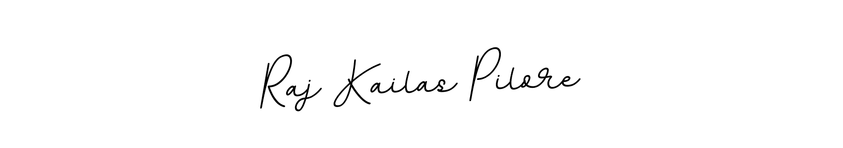 Create a beautiful signature design for name Raj Kailas Pilore. With this signature (BallpointsItalic-DORy9) fonts, you can make a handwritten signature for free. Raj Kailas Pilore signature style 11 images and pictures png