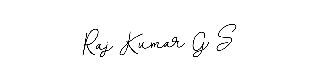 This is the best signature style for the Raj Kumar G S name. Also you like these signature font (BallpointsItalic-DORy9). Mix name signature. Raj Kumar G S signature style 11 images and pictures png