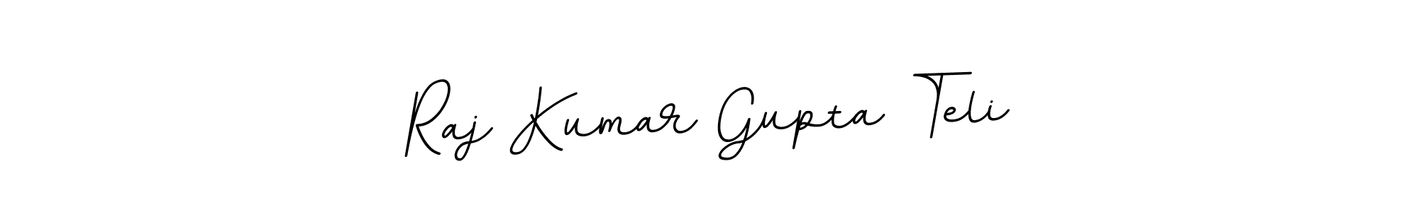 Use a signature maker to create a handwritten signature online. With this signature software, you can design (BallpointsItalic-DORy9) your own signature for name Raj Kumar Gupta Teli. Raj Kumar Gupta Teli signature style 11 images and pictures png