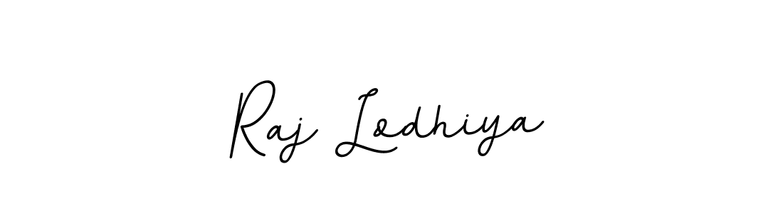How to make Raj Lodhiya name signature. Use BallpointsItalic-DORy9 style for creating short signs online. This is the latest handwritten sign. Raj Lodhiya signature style 11 images and pictures png