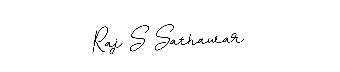 Create a beautiful signature design for name Raj S Sathawar. With this signature (BallpointsItalic-DORy9) fonts, you can make a handwritten signature for free. Raj S Sathawar signature style 11 images and pictures png