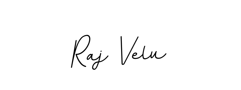 Use a signature maker to create a handwritten signature online. With this signature software, you can design (BallpointsItalic-DORy9) your own signature for name Raj Velu. Raj Velu signature style 11 images and pictures png