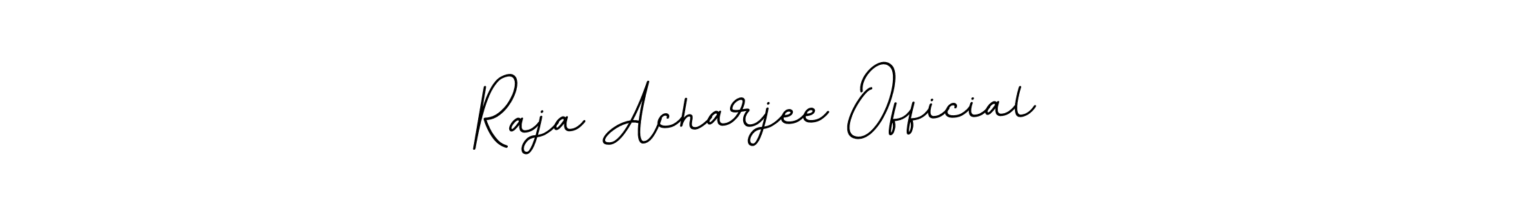 How to make Raja Acharjee Official name signature. Use BallpointsItalic-DORy9 style for creating short signs online. This is the latest handwritten sign. Raja Acharjee Official signature style 11 images and pictures png