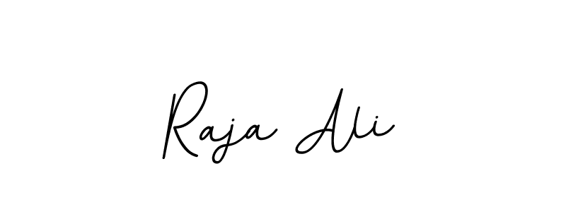 You should practise on your own different ways (BallpointsItalic-DORy9) to write your name (Raja Ali) in signature. don't let someone else do it for you. Raja Ali signature style 11 images and pictures png