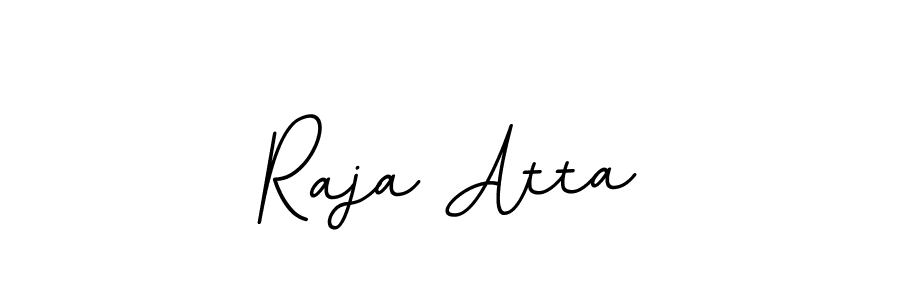 Also we have Raja Atta name is the best signature style. Create professional handwritten signature collection using BallpointsItalic-DORy9 autograph style. Raja Atta signature style 11 images and pictures png
