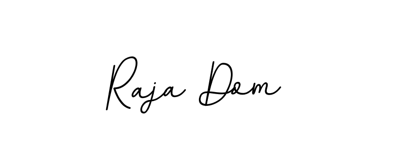 Use a signature maker to create a handwritten signature online. With this signature software, you can design (BallpointsItalic-DORy9) your own signature for name Raja Dom. Raja Dom signature style 11 images and pictures png