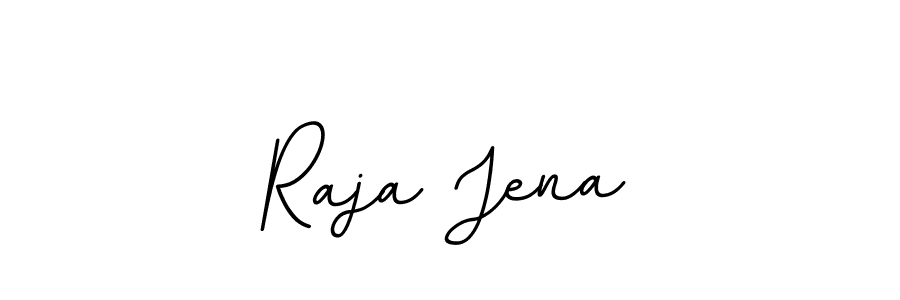 The best way (BallpointsItalic-DORy9) to make a short signature is to pick only two or three words in your name. The name Raja Jena include a total of six letters. For converting this name. Raja Jena signature style 11 images and pictures png