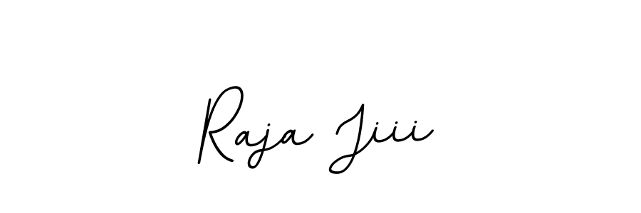 Create a beautiful signature design for name Raja Jiii. With this signature (BallpointsItalic-DORy9) fonts, you can make a handwritten signature for free. Raja Jiii signature style 11 images and pictures png