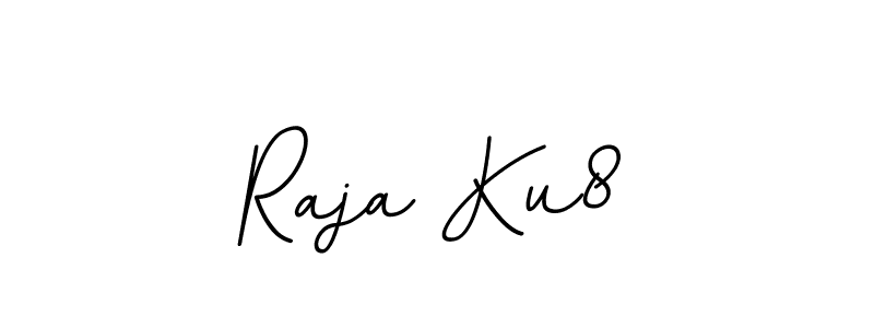 Create a beautiful signature design for name Raja Ku8. With this signature (BallpointsItalic-DORy9) fonts, you can make a handwritten signature for free. Raja Ku8 signature style 11 images and pictures png