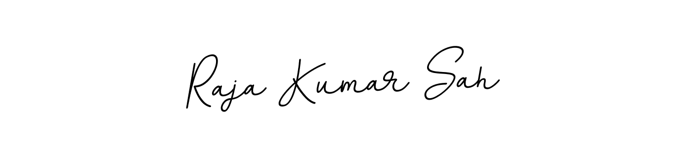 Make a beautiful signature design for name Raja Kumar Sah. With this signature (BallpointsItalic-DORy9) style, you can create a handwritten signature for free. Raja Kumar Sah signature style 11 images and pictures png