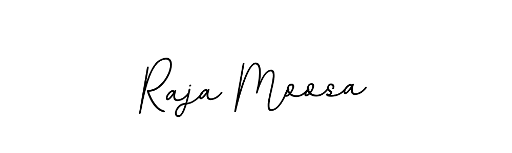 It looks lik you need a new signature style for name Raja Moosa. Design unique handwritten (BallpointsItalic-DORy9) signature with our free signature maker in just a few clicks. Raja Moosa signature style 11 images and pictures png