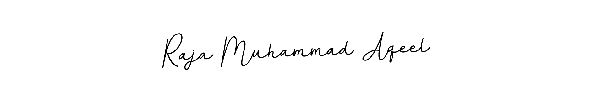 You should practise on your own different ways (BallpointsItalic-DORy9) to write your name (Raja Muhammad Aqeel) in signature. don't let someone else do it for you. Raja Muhammad Aqeel signature style 11 images and pictures png