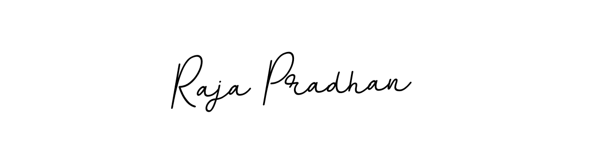 How to make Raja Pradhan name signature. Use BallpointsItalic-DORy9 style for creating short signs online. This is the latest handwritten sign. Raja Pradhan signature style 11 images and pictures png