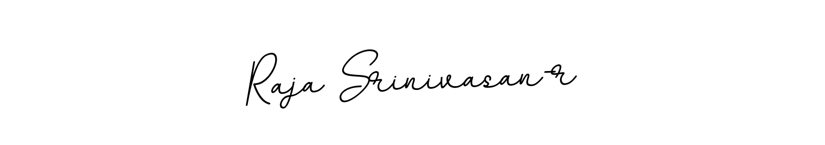 Create a beautiful signature design for name Raja Srinivasan-r. With this signature (BallpointsItalic-DORy9) fonts, you can make a handwritten signature for free. Raja Srinivasan-r signature style 11 images and pictures png