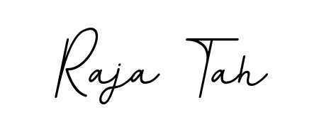 Master the art of signing with Raja Tah written in fluent BallpointsItalic-DORy9 script. A great template to practice and refine your handwriting. Raja Tah signature style 11 images and pictures png