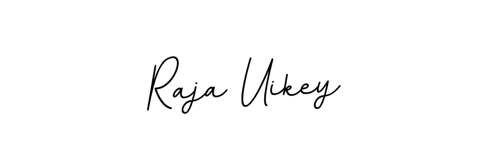 You should practise on your own different ways (BallpointsItalic-DORy9) to write your name (Raja Uikey) in signature. don't let someone else do it for you. Raja Uikey signature style 11 images and pictures png