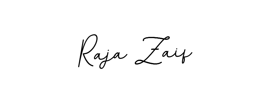 Use a signature maker to create a handwritten signature online. With this signature software, you can design (BallpointsItalic-DORy9) your own signature for name Raja Zaif. Raja Zaif signature style 11 images and pictures png