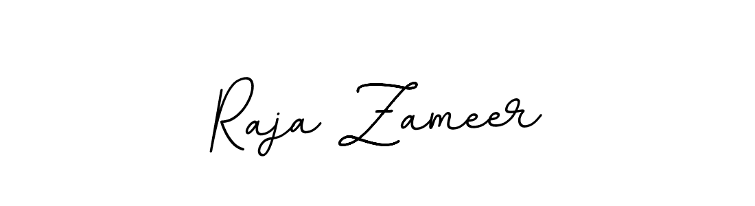Use a signature maker to create a handwritten signature online. With this signature software, you can design (BallpointsItalic-DORy9) your own signature for name Raja Zameer. Raja Zameer signature style 11 images and pictures png