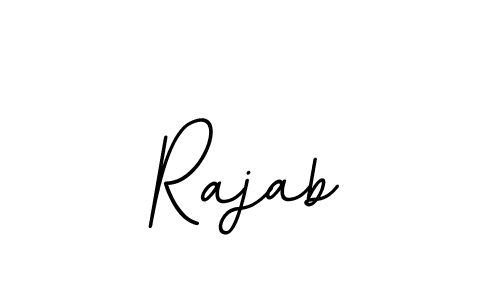 It looks lik you need a new signature style for name Rajab. Design unique handwritten (BallpointsItalic-DORy9) signature with our free signature maker in just a few clicks. Rajab signature style 11 images and pictures png